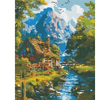 Алмазна мозаїка Гірське життя 40x50 см Орігамі (OD3438)