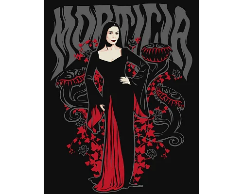 Картина за номерами SANTI Morticia Addams 40х50 см (954423)