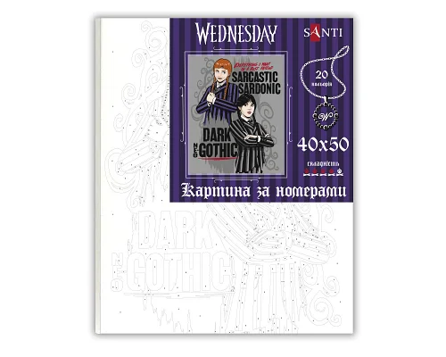 Картина за номерами SANTI Wednesday and Divina sworn friends 40х50 см (954491)