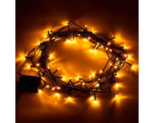 Електрогірлянда Yes! Fun Нитка 70 LED, жовта, 4,9 м, 8 режимів миготіння (974852)