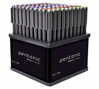 Ручка шариковая LINC Pentonic 1,0 мм стенд 100 шт микс цветов (412195)