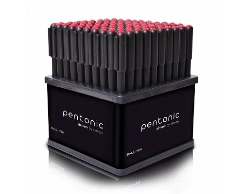 Ручка кулькова LINC Pentonic 0,7 мм стенд 100 шт червона (412201)