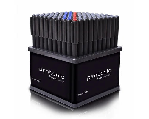 Ручка кулькова LINC Pentonic 0,7 мм стенд 100 шт мікс кольорів (412207)