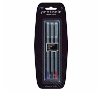 Ручка шариковая LINC Pentonic 1,0 мм 3 шт микс цветов (412209)
