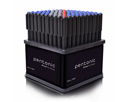Ручка шариковая LINC Pentonic 0,7 мм стенд 100 шт микс цветов (412210)