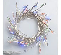 Електрогірлянда Yes! Fun Кластер на мідному дроті 50 LED різнокольоров 1м статич батарейки (975019)