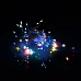 Електрогірлянда Yes! Fun Кластер на мідному дроті 50 LED різнокольоров 1м статич батарейки (975019)
