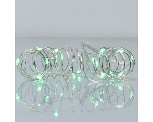 Електрогірлянда Yes! Fun Нитка на мідному дроті 20 LED зелена, 2 м статична батарейки (975026)