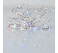 Електрогірлянда Yes! Fun Нитка на мідному дроті 40 LED різнокольор 4 м статич батарейки (975029)