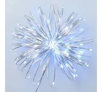 Електрогірлянда Yes! Fun Нитка на мідному дроті 100 LED холодно-біла 10 м статична, USB (975036)