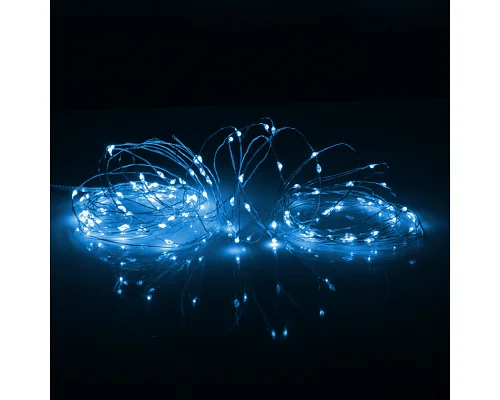 Електрогірлянда Yes! Fun Нитка на мідному дроті 100 LED холодно-біла 10 м статична, USB (975036)