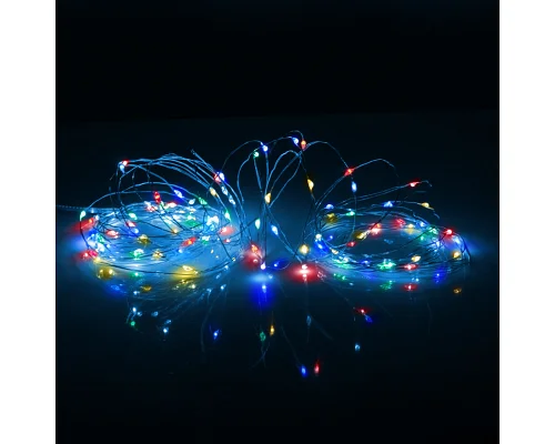 Електрогірлянда Yes! Fun Нитка на мідному дроті 100 LED різнокольорова 10 м статична, USB (975037)