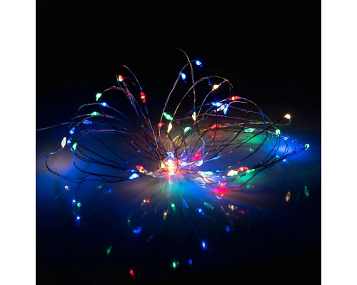Електрогірлянда Yes! Fun Нитка на мідному дроті 50 LED різнокольорова 5 м статична, USB (975039)