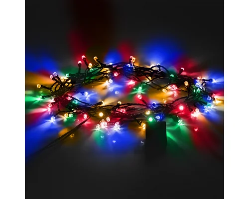 Електрогірлянда Yes! Fun Діамант 8 мм 80 LED, різнокольорова, 8 м, 8 режимів миготіння (975051)