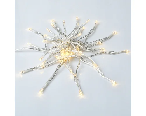Електрогірлянда Yes! Fun Нитка 41 LED, тепло-біла, 2,8 м, статична, на батарейках (975054)