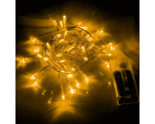 Електрогірлянда Yes! Fun Нитка 41 LED, тепло-біла, 2,8 м, статична, на батарейках (975054)