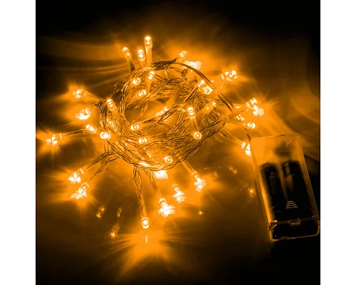Електрогірлянда Yes! Fun Нитка 41 LED, жовта, 2,8 м, статична, на батарейках (975055)