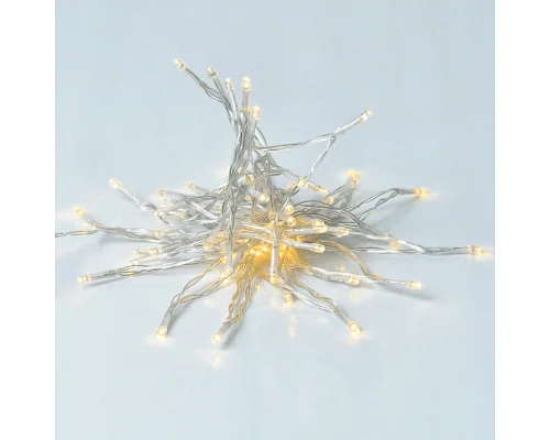 Електрогірлянда Yes! Fun Нитка 70 LED, тепло-біла, 4,9 м, статична, на батарейках (975059)