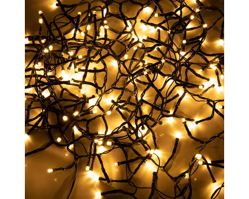Електрогірлянда вулична Yes! Fun 70 LED тепло-біла 4,9 м, статична, таймер, батарейки (975062)