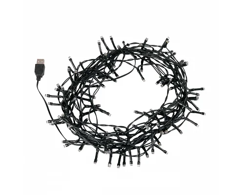 Електрогірлянда Yes! Fun Нитка 120 LED, теплий білий, 8,4 м, мерехтіння, USB (975064)