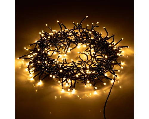 Електрогірлянда вулична Yes! Fun Кластер 250 LED тепло-біла 5 м мерехтіння (975065)
