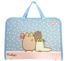 Папка-портфель Yes FC на блискавці з тканинними ручками Pusheen (492316)