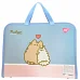 Папка-портфель Yes FC на блискавці з тканинними ручками Pusheen (492316)