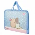 Папка-портфель Yes FC на блискавці з тканинними ручками Pusheen (492316)
