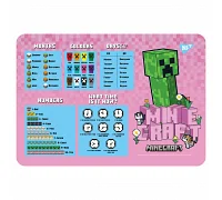 Підкладка пластикова для столу Yes Minecraft.Spring англ. (492320)