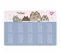 Підкладка пластикова для столу Yes Pusheen табл. множ. фіолетова (492324)