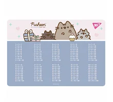 Підкладка пластикова для столу Yes Pusheen табл. множ. фіолетова (492324)