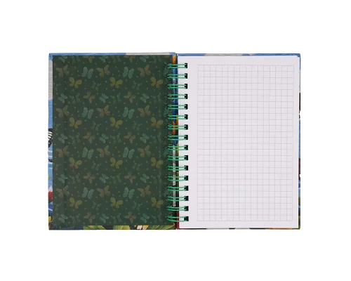 Блокнот YES А6 64 л 7БЦ cпираль Ukrainian notebook клетка (152027)