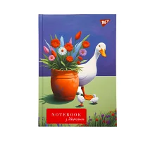 Блокнот YES А5 64 арк 7БЦ Ukrainian notebook клітинка (152046)