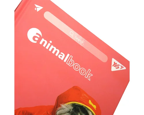 Блокнот YES А5 64 арк 7БЦ Animalbook лінія (152048)