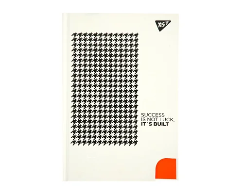 Блокнот YES А5 64 арк 7БЦ Success is built. White лінія (152049)