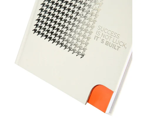 Блокнот YES А5 64 арк 7БЦ Success is built. White лінія (152049)