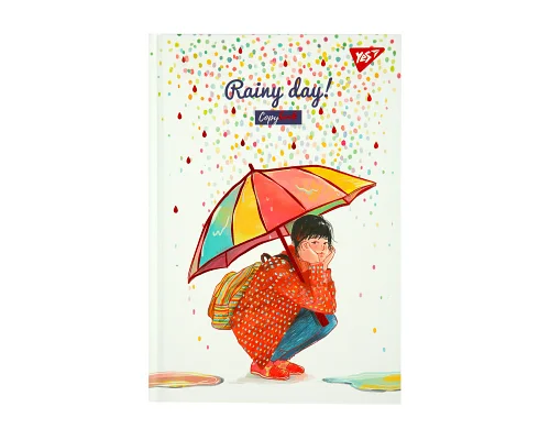 Блокнот YES А5 64 арк 7БЦ Rainy day крапки (152050)