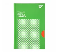 Блокнот YES А5 96 арк 7БЦ Success is built. Green клітинка (152053)