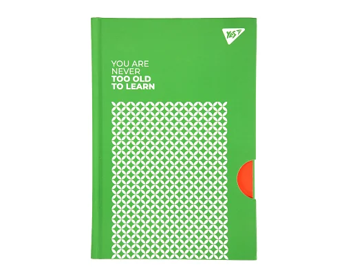 Блокнот YES А5 96 арк 7БЦ Success is built. Green клітинка (152053)