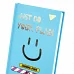 Блокнот YES А6 64 арк 7БЦ Smile. Blue клітинка (152063)