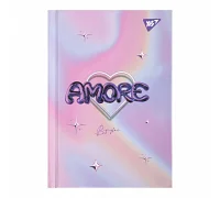 Блокнот YES А6 64 арк 7БЦ Amore клітинка (152067)