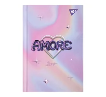 Блокнот YES А6 64 арк 7БЦ Amore клітинка (152067)
