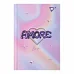 Блокнот YES А6 64 арк 7БЦ Amore клітинка (152067)