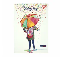 Блокнот YES А5 64 арк інтегральний Rainy day клітинка (152071)