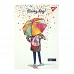 Блокнот YES А5 64 арк інтегральний Rainy day клітинка (152071)