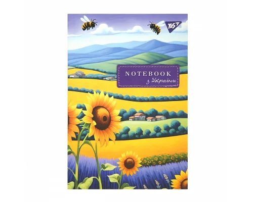 Блокнот YES А5 64 арк інтегральний Ukrainian notebook клітинка (152074)