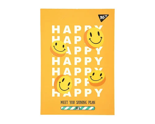 Блокнот YES А6 64 арк інтегральний Smile клітинка (152088)