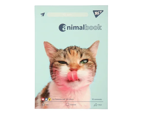 Блокнот YES А6 64 арк інтегральний Animalbook лінія (152089)