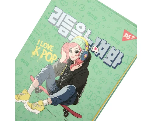 Блокнот YES А6 64 арк інтегральний K-POP крапки (152096)