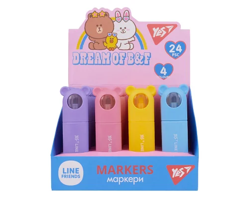 Маркер текстовый Yes Line Friends (391100)